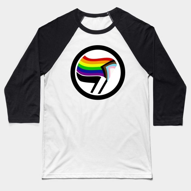 LGBT Antifa Baseball T-Shirt by SJAdventures